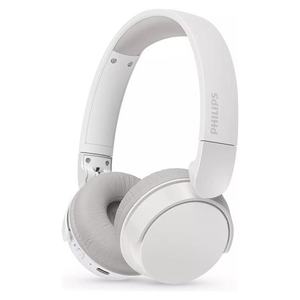 Philips TAH3209WT - Écouteurs avec micro - montage sur l'oreille - Bluetooth - sans fil - blanc soie