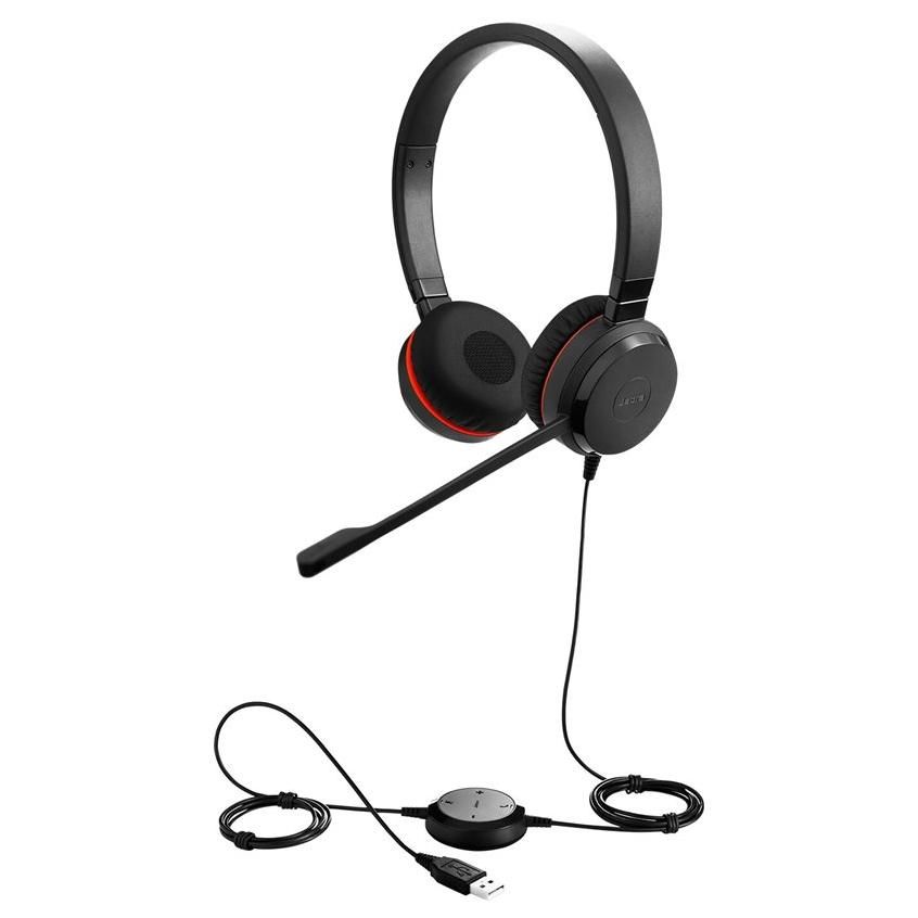 Jabra Evolve 20SE MS stereo Special Edition micro casque sur oreille filaire USB Certifié pour Skype for Business