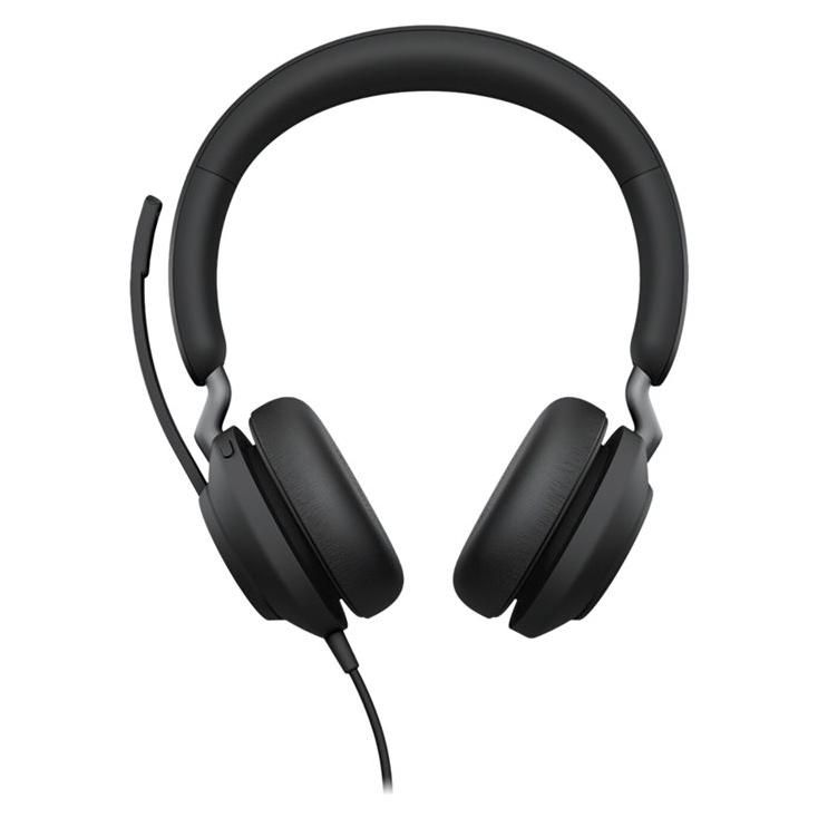 Jabra Evolve2 40 MS Stereo Casque Avec fil Arceau BureauCentre d'appels USB Type C Bluetooth Neuf - vue 3