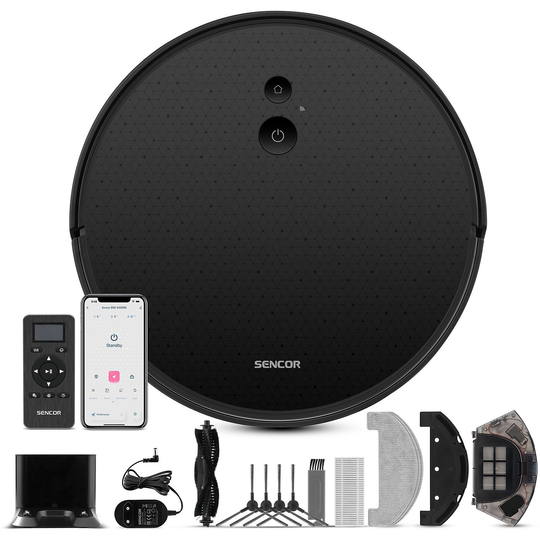Aspirateur Robot Laveur SENCOR SRV 6450BK 3000 Pa 140 min 60 dB - vue 5