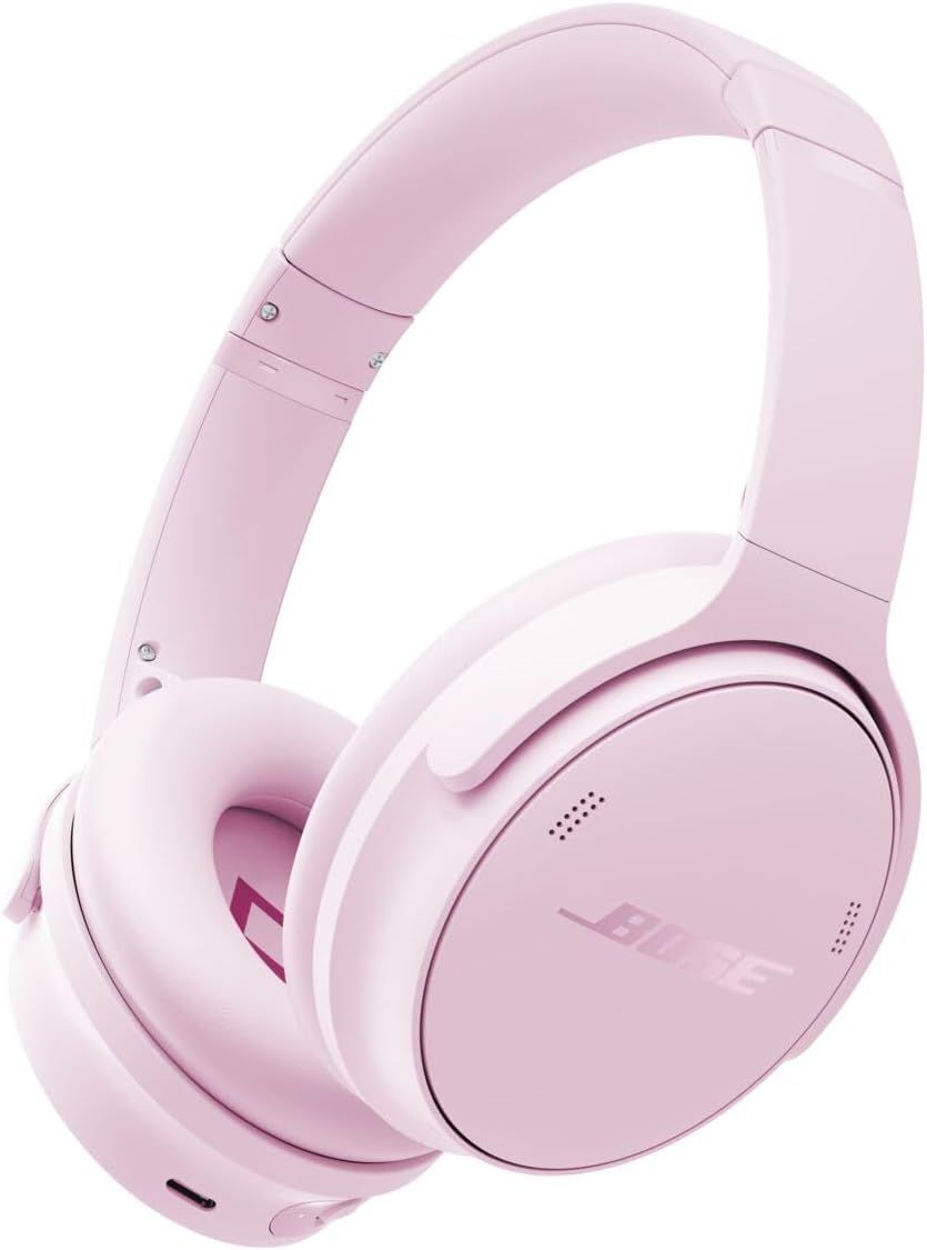 Casque circum-aural sans fil Bose QuietComfort Headphones Bluetooth avec réduction active du bruit Rose Pétale