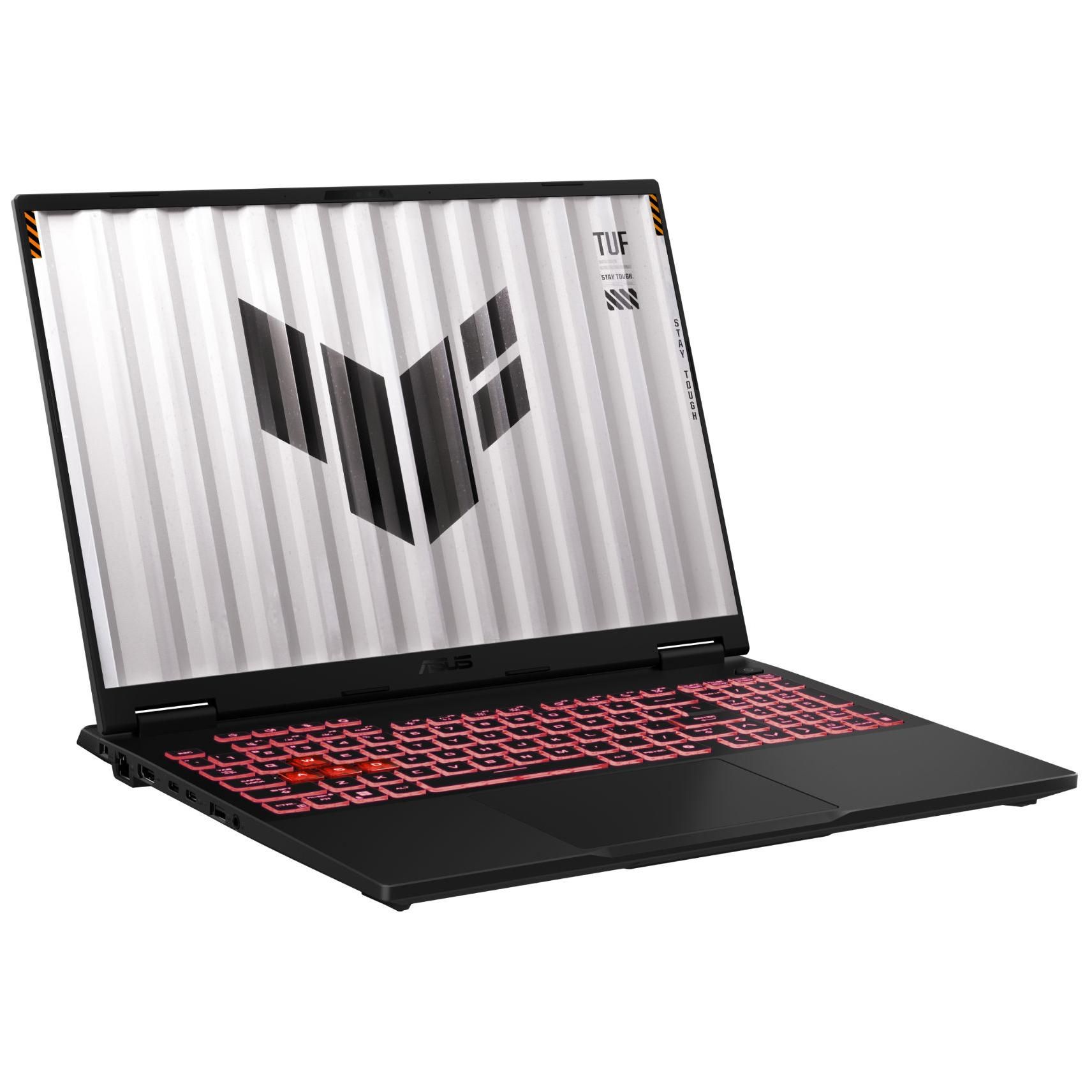 ASUS TUF Gaming A16 TUF608UM RV080W AMD Ryzen™ 7 260 Ordinateur portable 40 6 cm 16 WUXGA DDR5 SDRAM SSD NVIDIA GeForce RTX 5060 Wi Fi 6E 802.11ax Windows 11 Home Neuf - vue 5