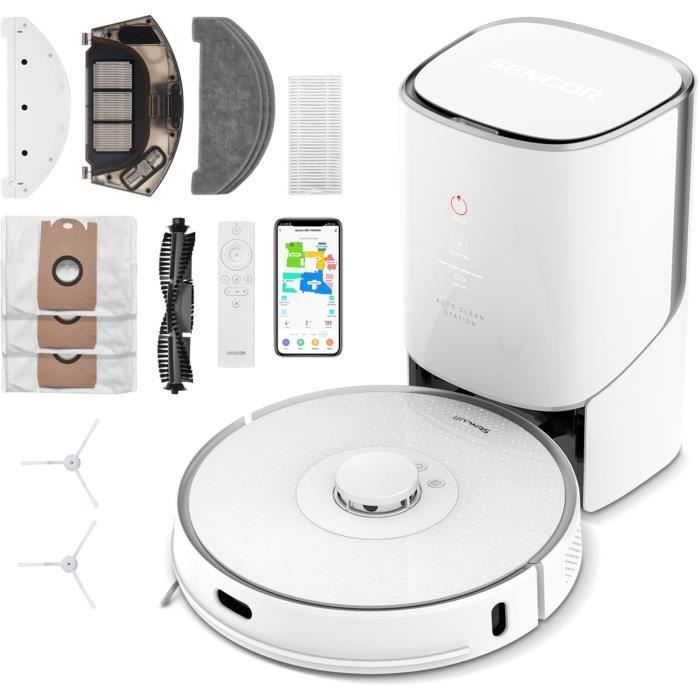 Aspirateur Robot Laveur SENCOR SRV 9385WH 4000 Pa 200 min 70 db - vue 5