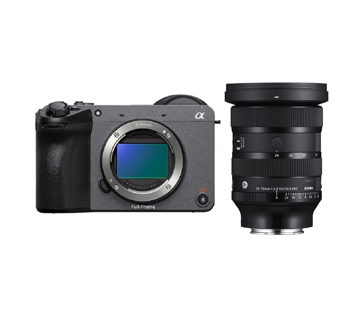 SONY Caméra Cinéma ILME FX2 33 mpix + Objectif Sigma 24 70 mm f2 8 DG DN II Art Sony E