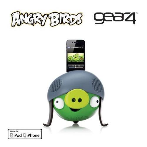 Gear4 Angry Birds Speaker Helmet Pig - Enceinte - Vert