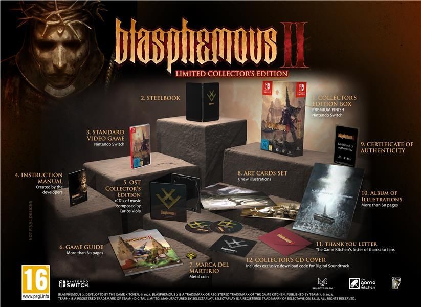 Blasphemous II Limited Collector's Edition Switch