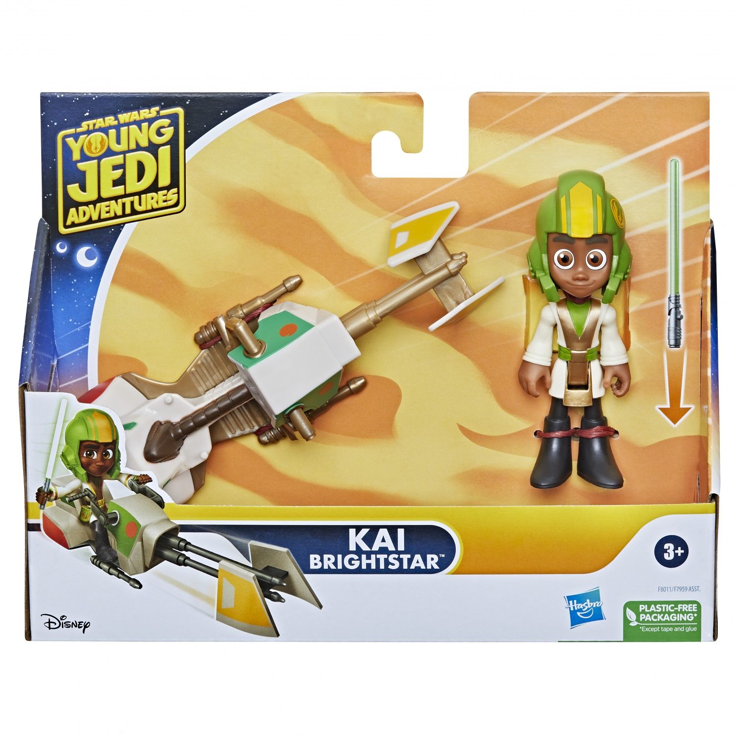 Hasbro Star Wars Les Aventures Des Petits Jedi Kai Brightstar Et Speeder Bike - vue 7