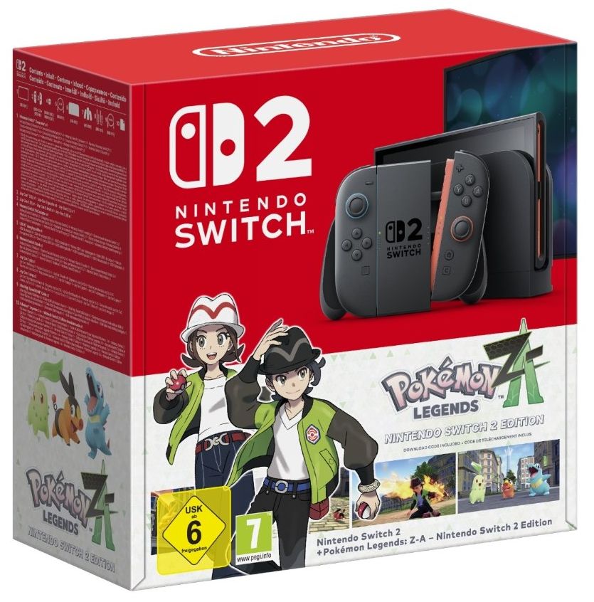 Console Nintendo Switch 2 • & + Légendes Pokémon: Z A Code - vue 6