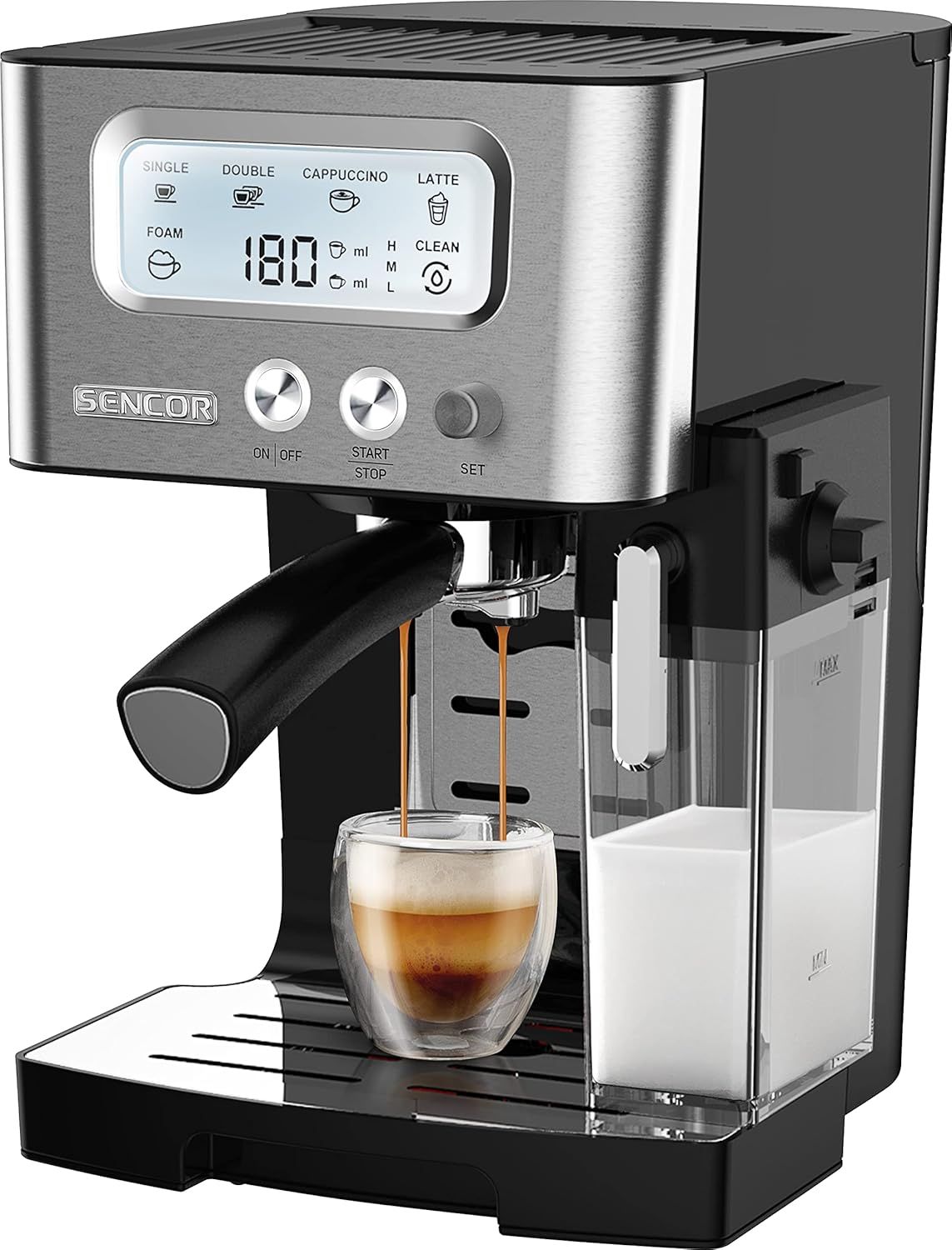 Machine à expresso Sencor SES 4090SS - vue 5