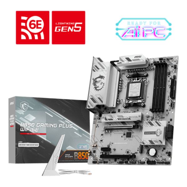 MSI B850 GAMING PLUS WIFI6E carte mère AMD B850 Emplacement AM5 ATX