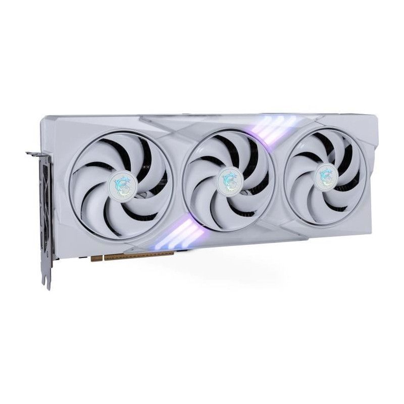 MSI GAMING GEFORCE RTX 5080 16G TRIO OC WHITE carte graphique NVIDIA 16 Go GDDR7