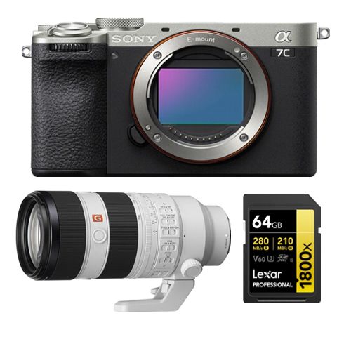 Sony Alpha A7C II + FE 70 200 - vue 3