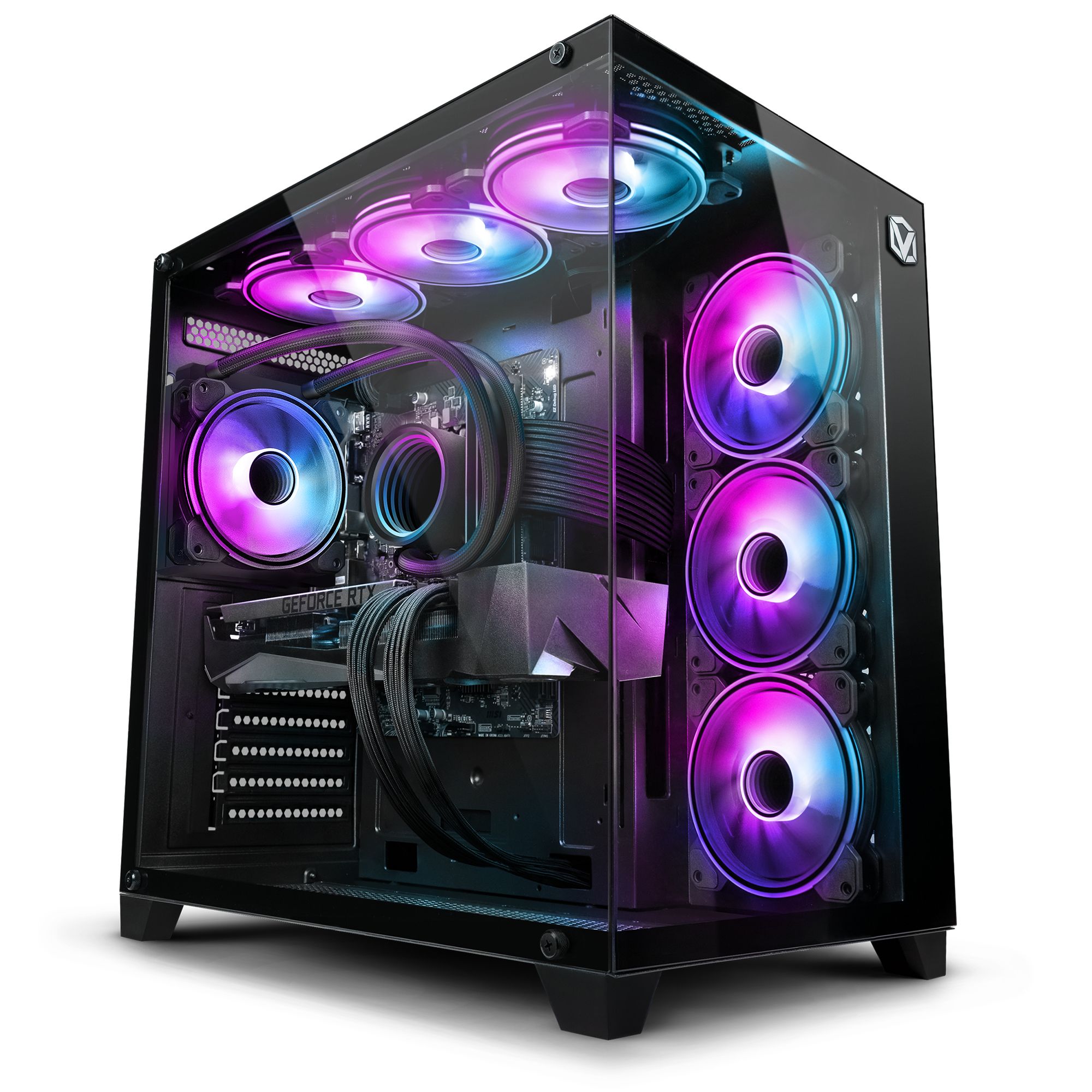 Vibox II 45 PC Gamer Six Core Intel i5 Processeur 4.4GHz Nvidia RTX 3060 12Go RAM NVMe .2 SSD Windows 11 WiFi - vue 2
