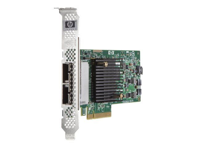 HPE H221 Host Bus Adapter Contrôleur de stockage 8 Canal SATA 3Gb/ / SAS 6Gb/ profil bas PCIe 2.0 x8 pour ProLiant DL360p Gen8 ML310e Gen8 ML350e Gen8 ML350p Gen8 SL210t Gen8...