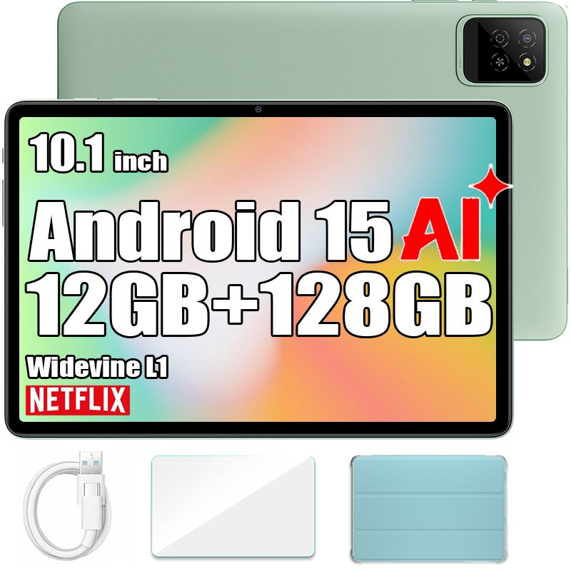 Tablette Tactile Oscal Pad 30 Wifi Doke AI 10 1 60Hz FHD 12Go SD Android 15 6600 mAh Face ID Widevine L1