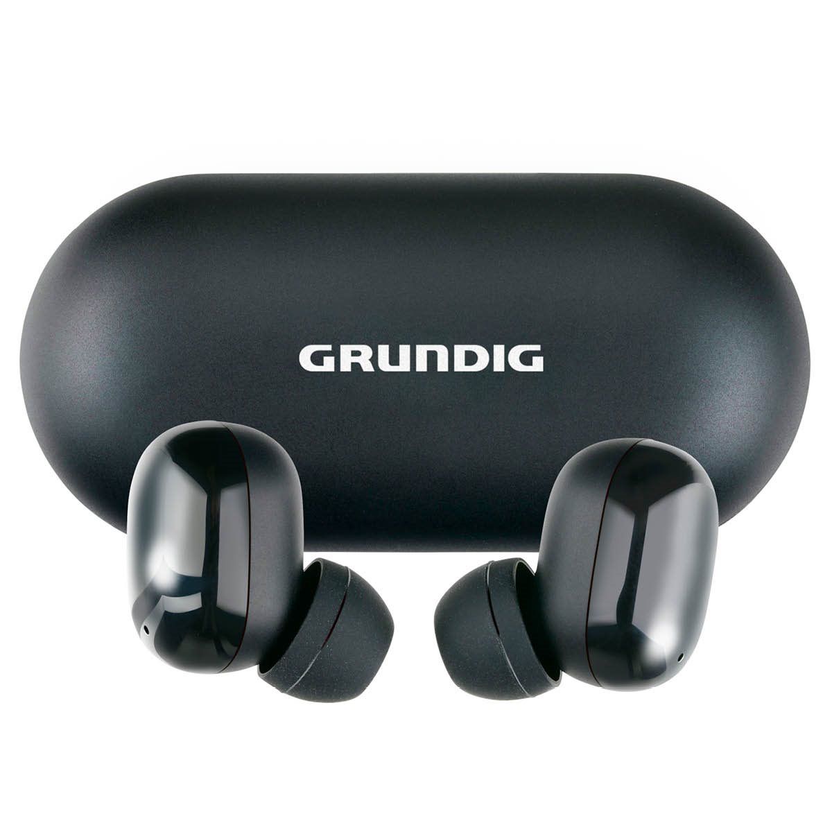 Grundig Écouteurs Bluetooth Sans Fil Écouteurs intra auriculaires 200 mAh 4 heures de lecture Appels mains libres Incl. Étui de chargement