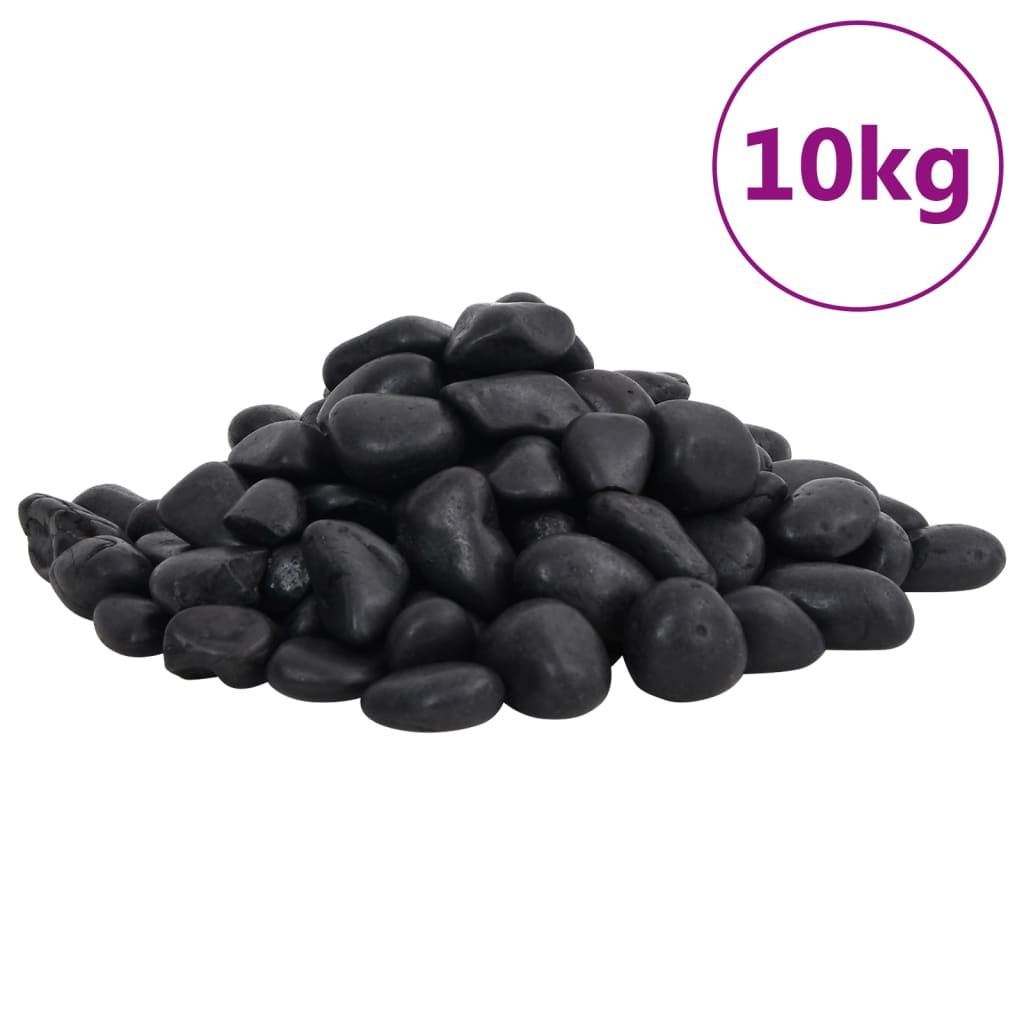 Comparer les prix de Galets polis 10 kg noir 2-5 cm