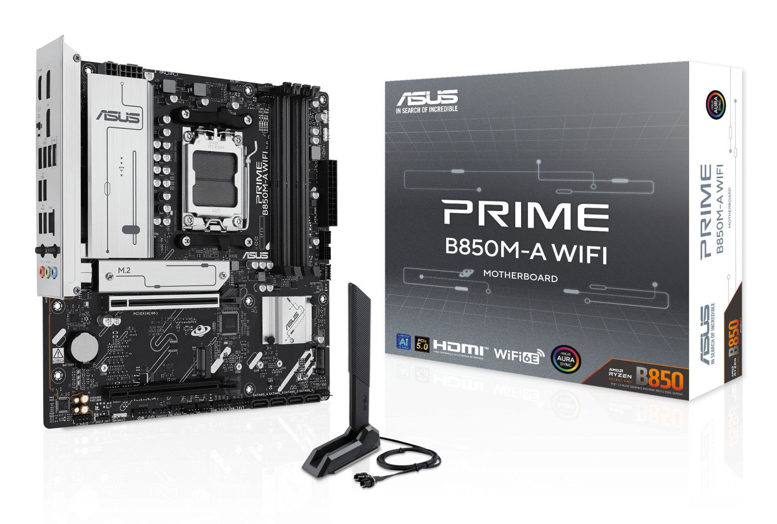 ASUS PRIME B850M-A WIFI AMD B850 Emplacement AM5 micro ATX