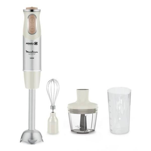 Batidora de mano Moulinex DD655A10 10 velocidades Tecnología Powelix picadora vaso varillas - vue 2