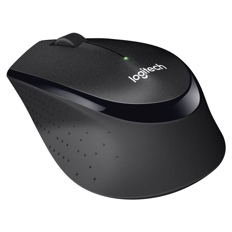 Logitech M330 SILENT PLUS - Souris - 3 boutons - sans fil - 2.4 GHz - récepteur sans fil USB - noir