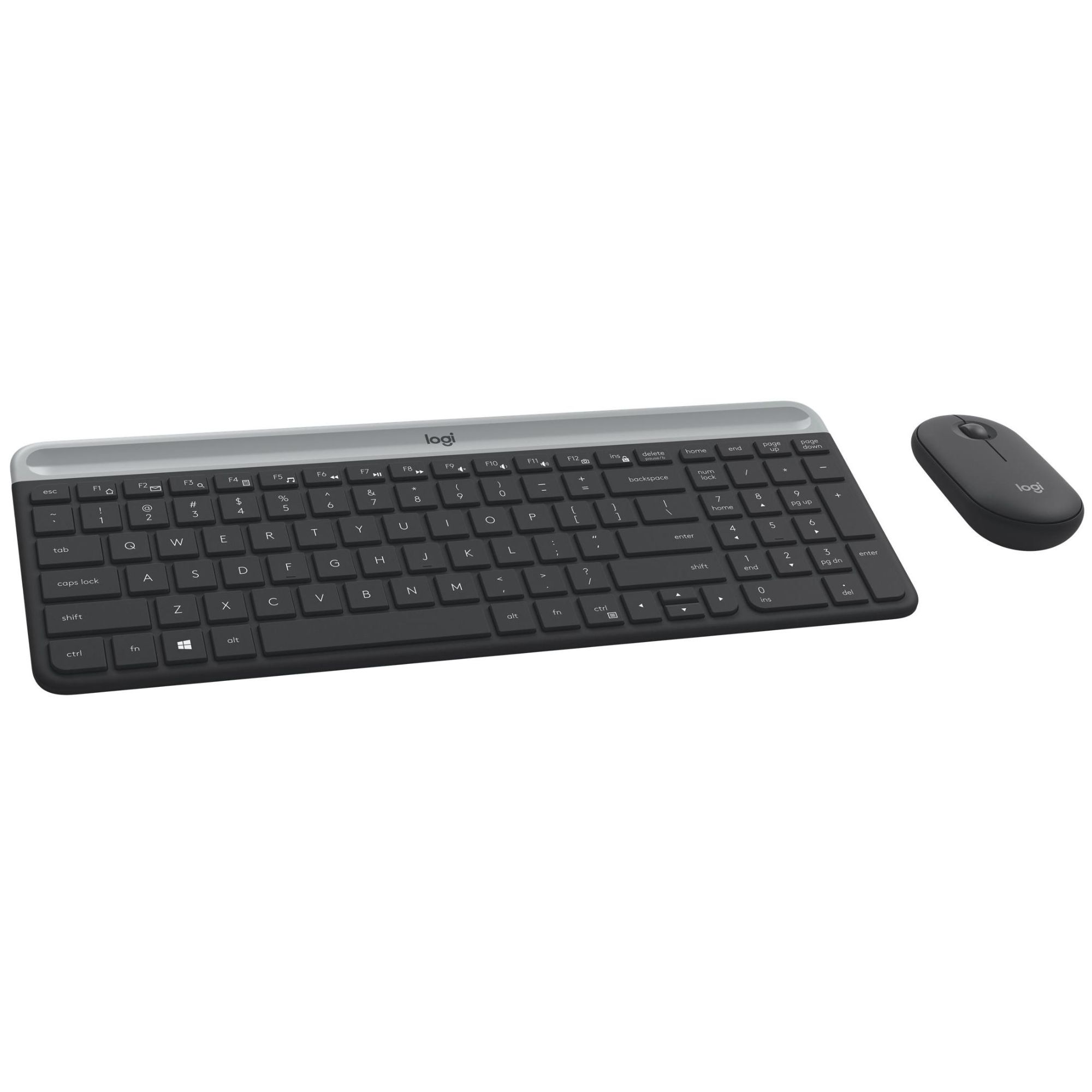 Logitech Slim Wireless Combo MK470 - Ensemble clavier et souris - sans fil - 2.4 GHz - Français - graphite Logitech Slim Wireless Combo MK470 - Ensemble clavier et souris - sans fil - 2.4 GHz - Français - graphite