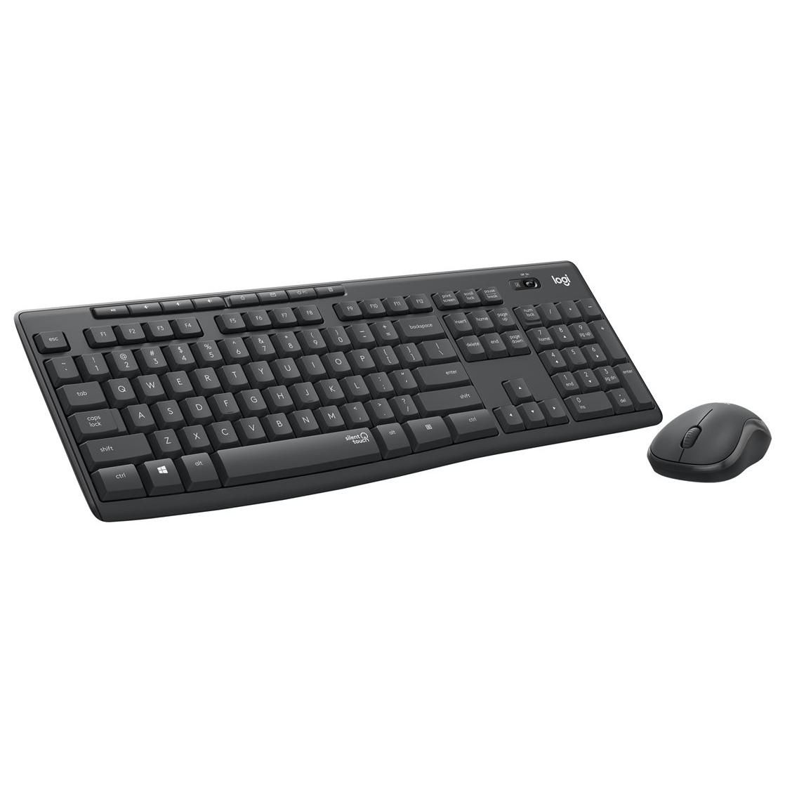 Logitech MK295 Silent - Ensemble clavier et souris - sans fil - 2.4 GHz - QWERTZ - Allemand - graphite Logitech MK295 Silent - Ensemble clavier et souris - sans fil - 2.4 GHz - QWERTZ - Allemand - graphite
