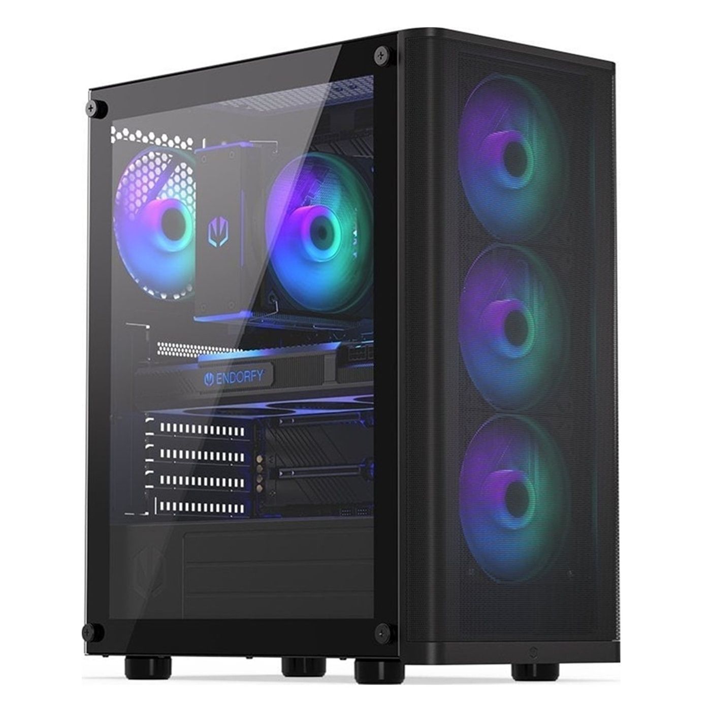 VIST ARGB PC Gaming Ryzen 5 5500 RAM RTX 5050 SSD .2 WIFI Windows 11 Pro