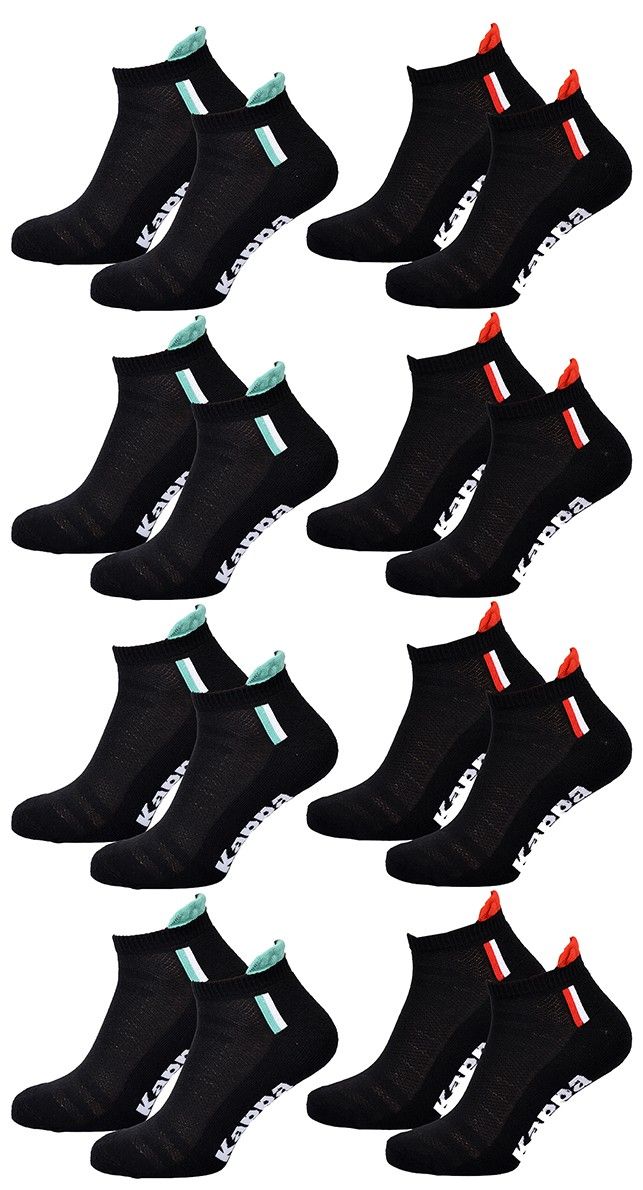 chaussettes homme kappa 8 paires premium sneaker 2687nr 39/