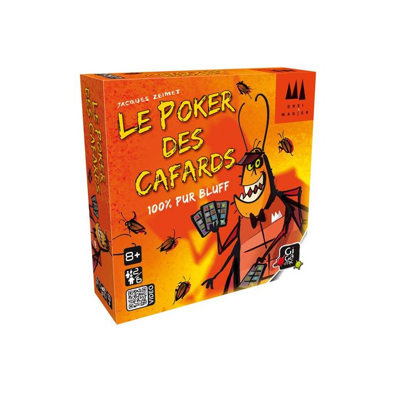 Jeu d’ambiance Gigamic Le Poker des Cafards - vue 6