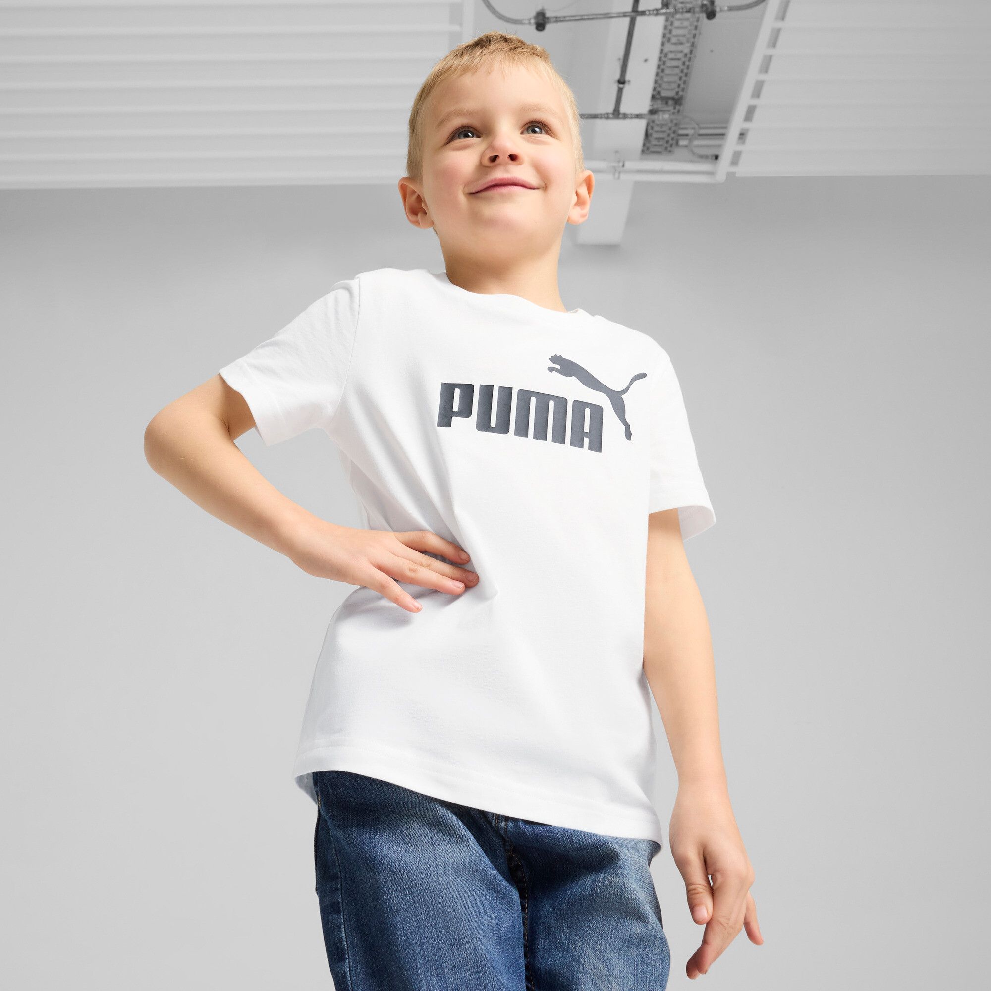 T shirt enfant Puma Ess no. 1 logo tee ps - vue 6