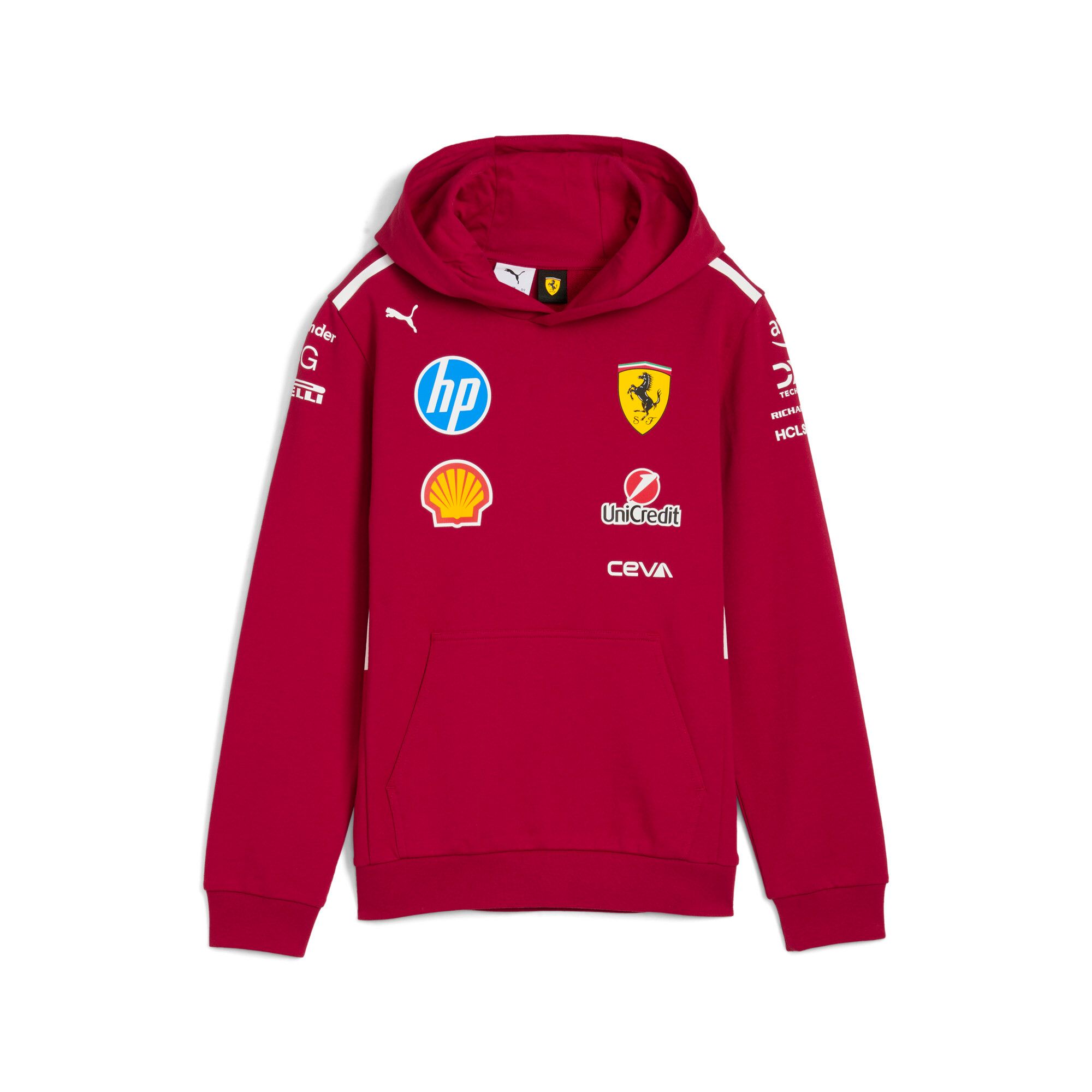 sweat à capuche scuderia ferrari f1 pour enfant cerise foncée 13/ - vue 2