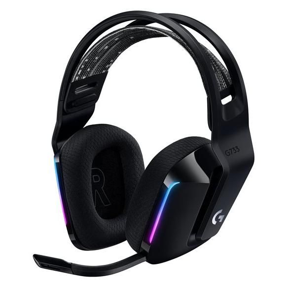 Logitech G G733 LIGHTSPEED Wireless RGB Gaming Headset - Micro-casque - circum-aural - 2,4 GHz - sans fil - noir