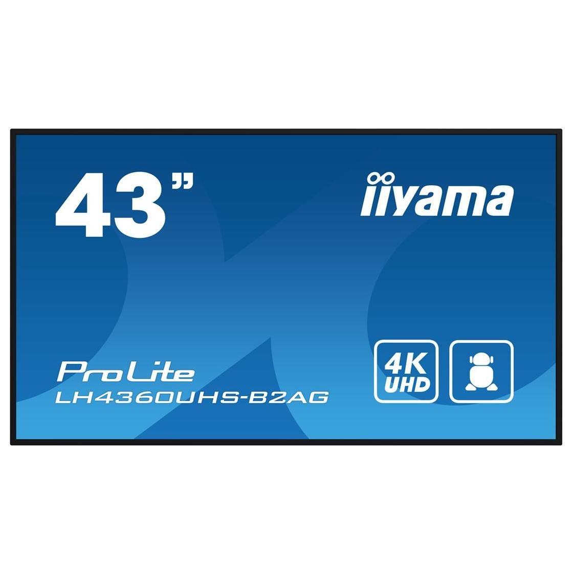 Iiyama LH4360UHS B2AG 43 UHD60Hz8msVAAdaptiveSync - vue 4