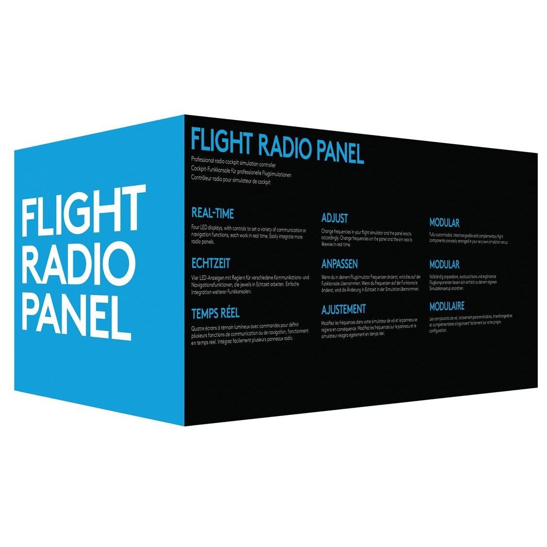 Logitech G Saitek Pro Flight Radio Panel 945 000011 - vue 2