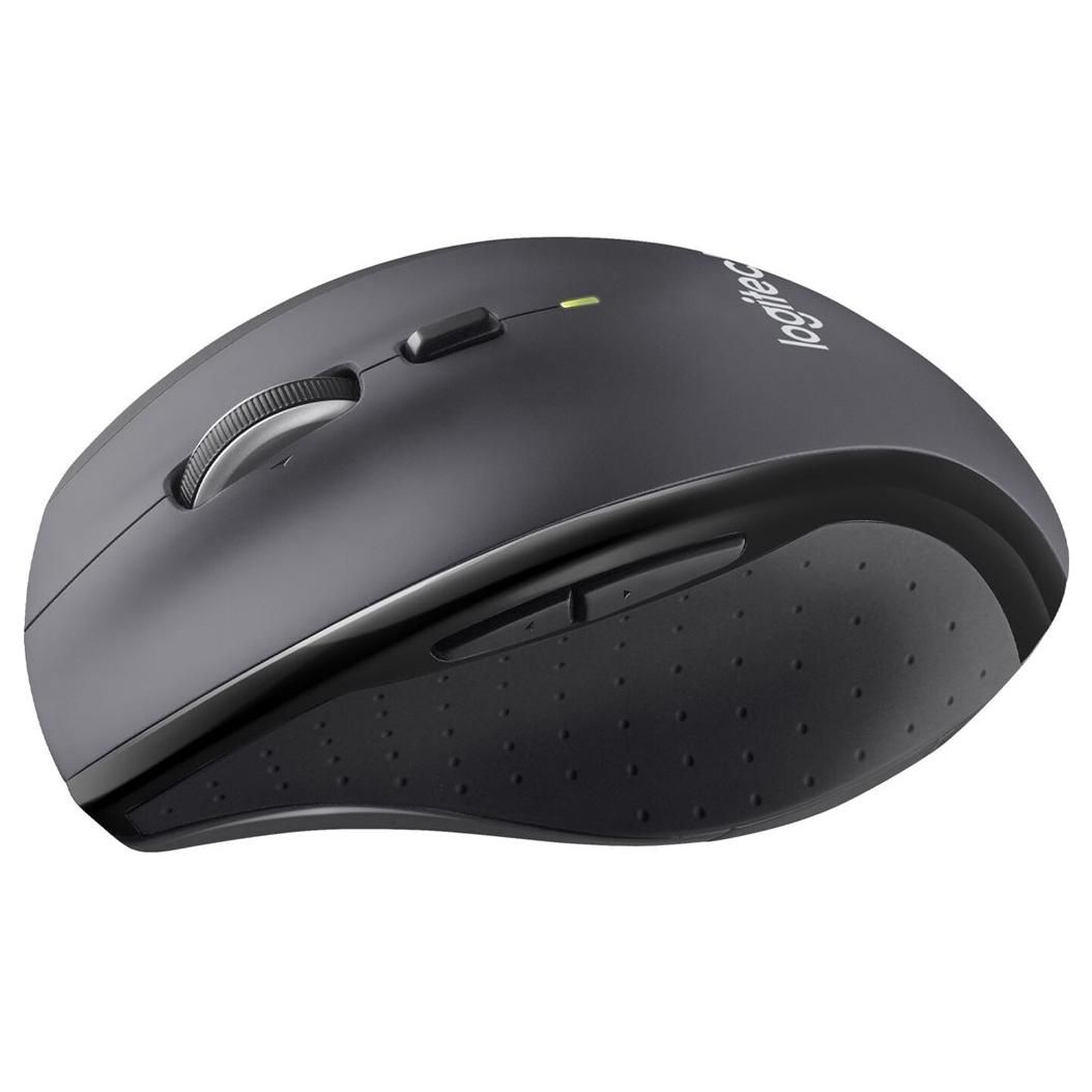 Logitech M705 - Souris - pour droitiers - laser - sans fil - 2.4 GHz - récepteur sans fil USB - gris Logitech M705 - Souris - pour droitiers - laser - sans fil - 2.4 GHz - récepteur sans fil USB - gris