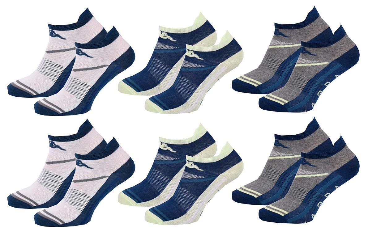 chaussettes enfant sneaker kappa lot de 6 pack de 6 paires 5634 35/