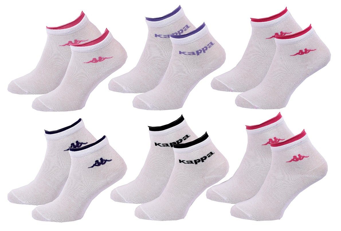 chaussettes enfant ville kappa lot de 6 pack de 6 paires 0609 31/