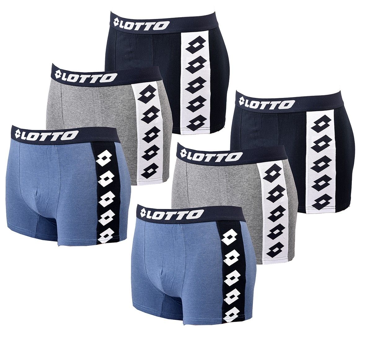 Boxers Lotto Boxer homme Pack de 6 Boxers 0618 EU - vue 2