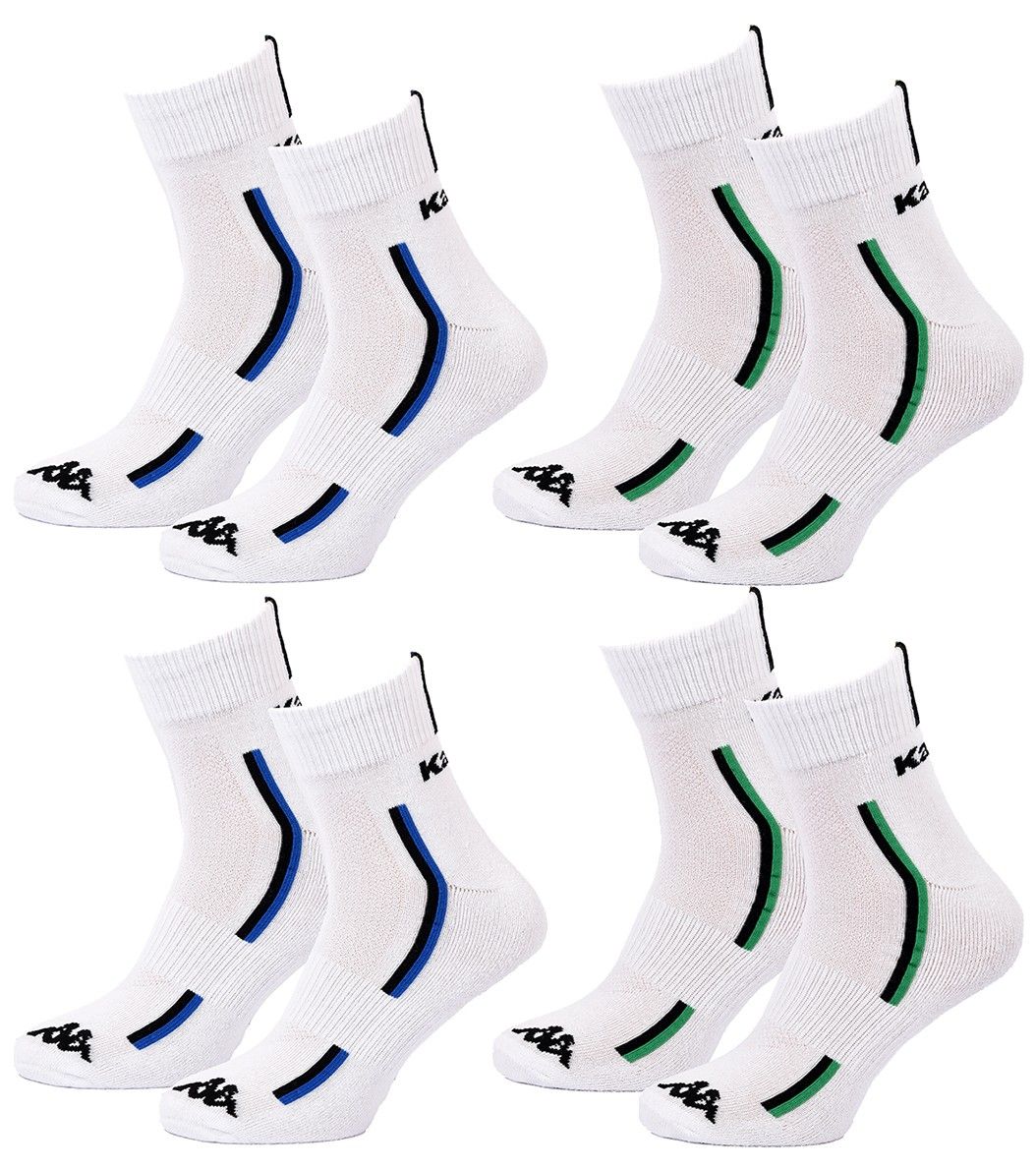 chaussettes homme kappa 4 paires premium quarter 2787bl 39/