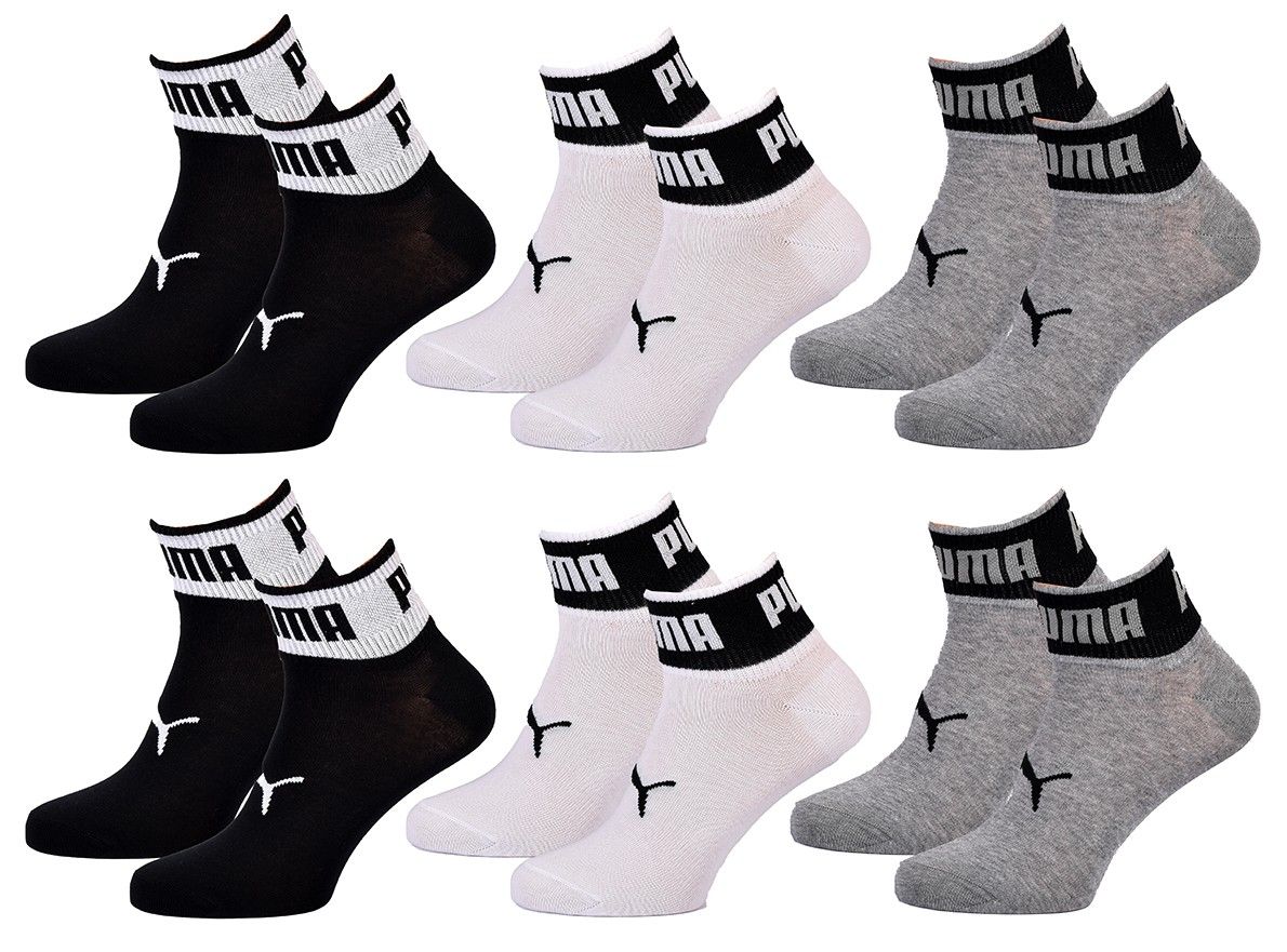 Chaussettes Puma Chaussettes QUARTER QUARTER 6P 3052 39 / - vue 2