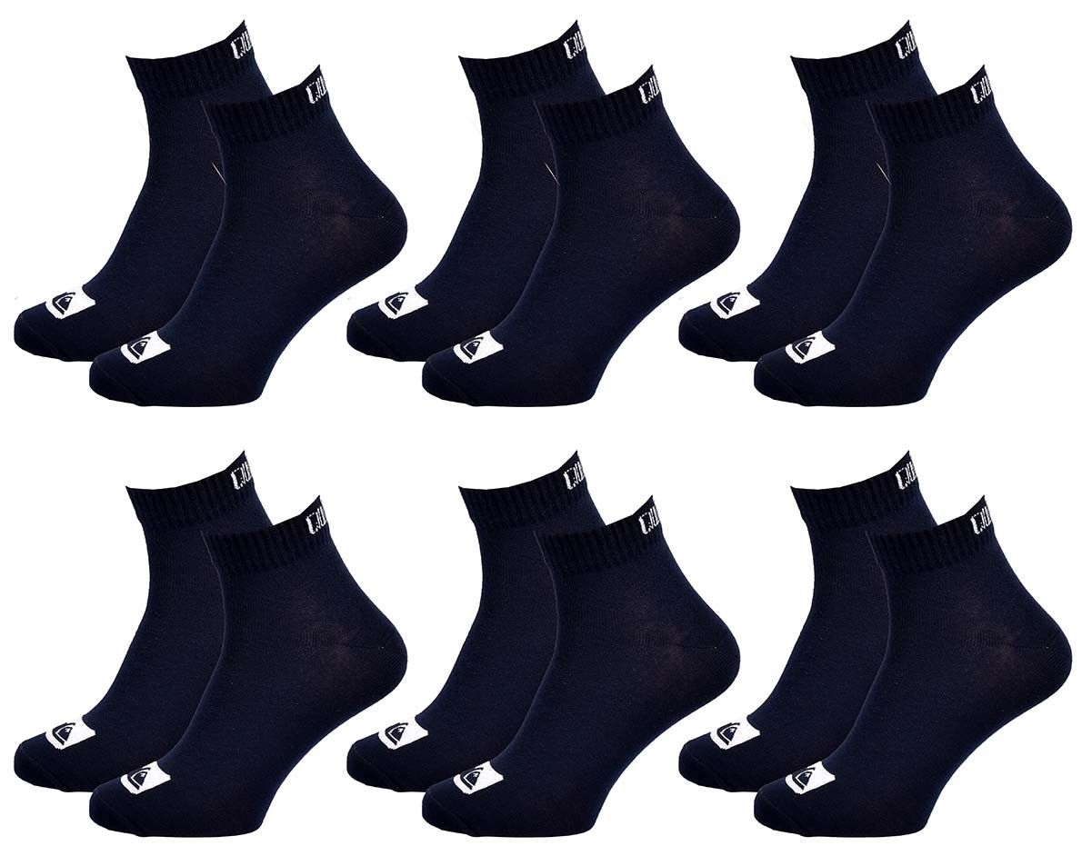 chaussettes quiksilver quarter pack de 6 paires 7262 39/ - vue 2