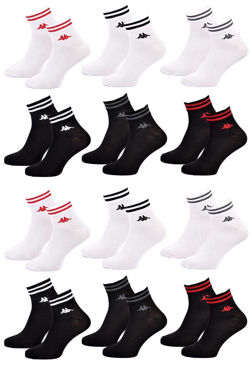chaussettes kappa quarter 12 pcs 0215 39/ - vue 2