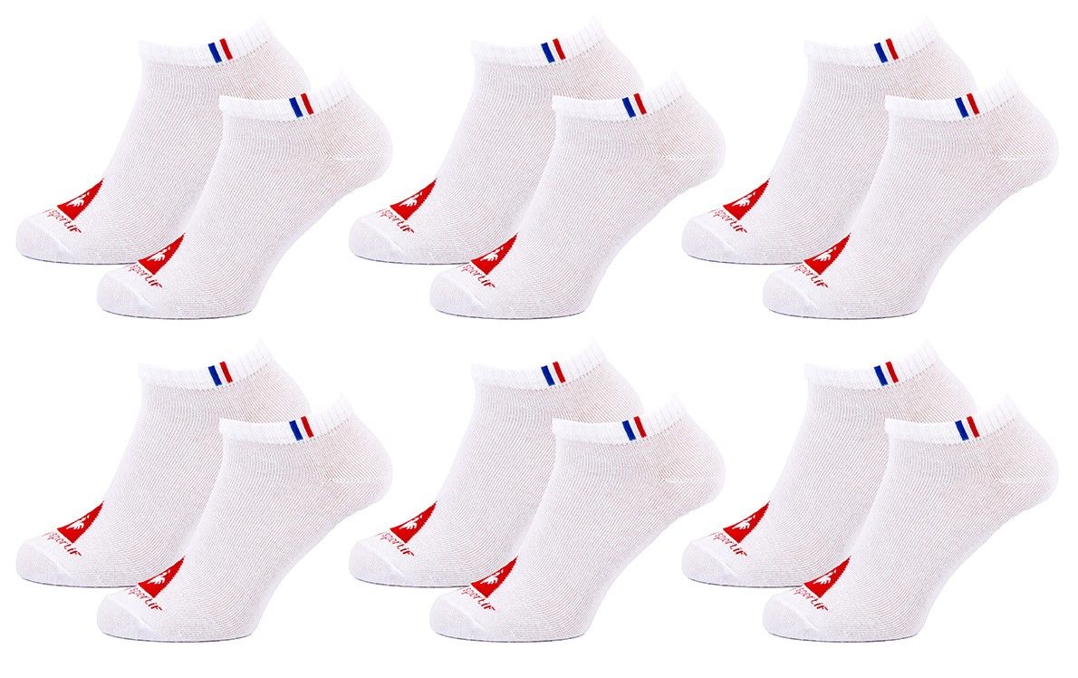 chaussettes sneaker le coq sportif pack de 6 9392 42/