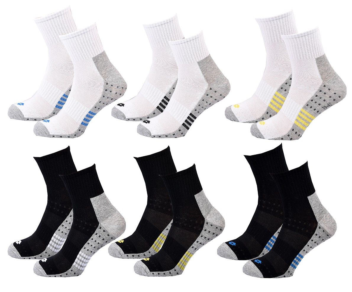 chaussettes homme lotto pack de 6 paires quarter 1314 39/