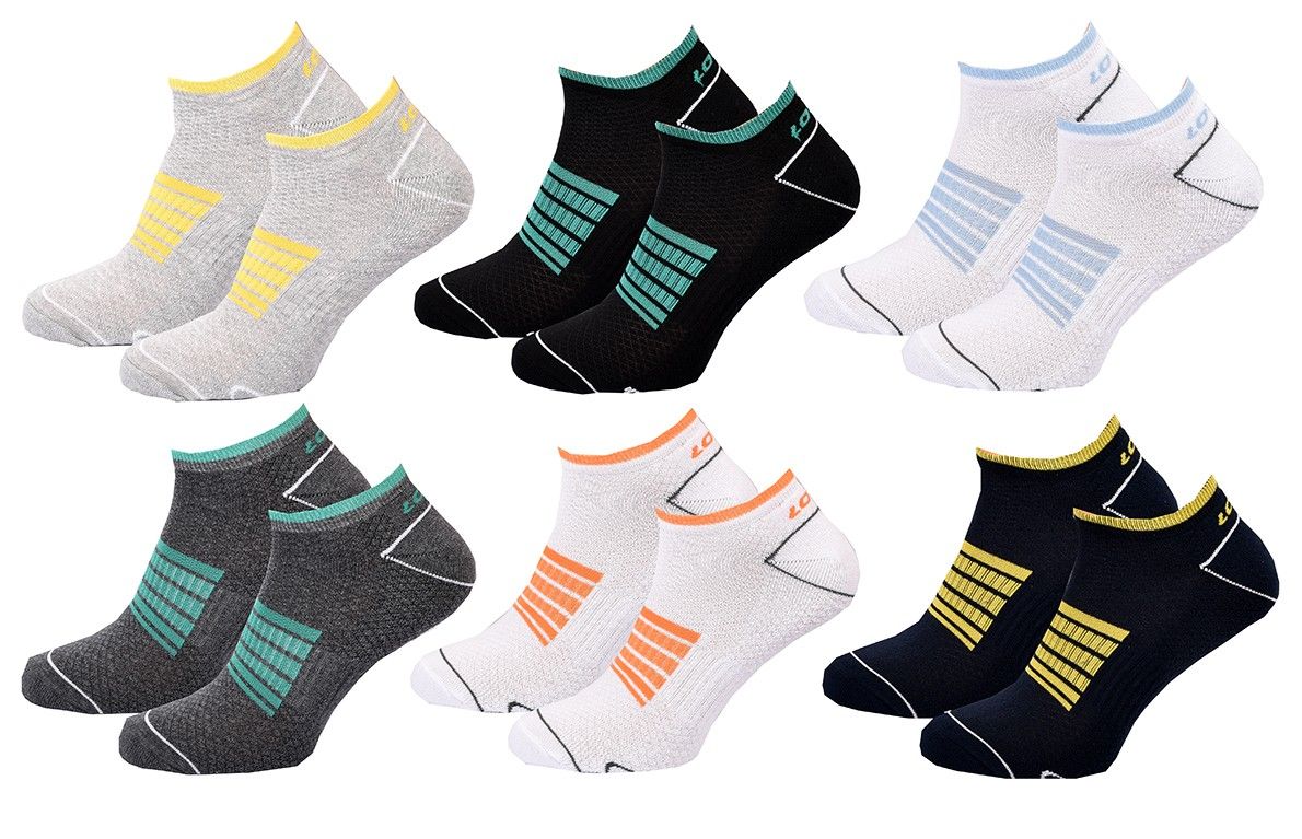 chaussettes homme lotto pack de 6 paires sneaker 2114 43/