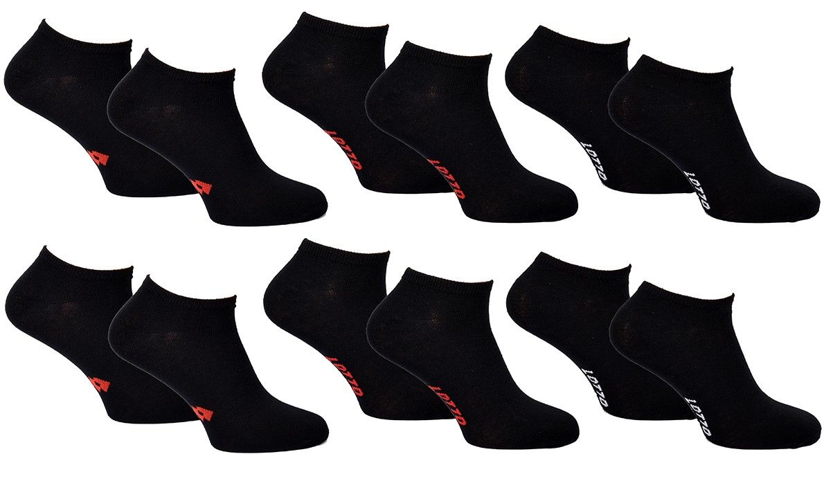 chaussettes homme lotto pack de 6 paires sneaker 4114 39/