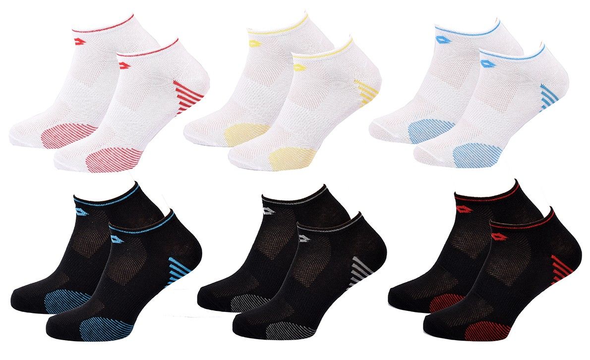 chaussettes homme lotto pack de 6 paires sneaker 4514 43/