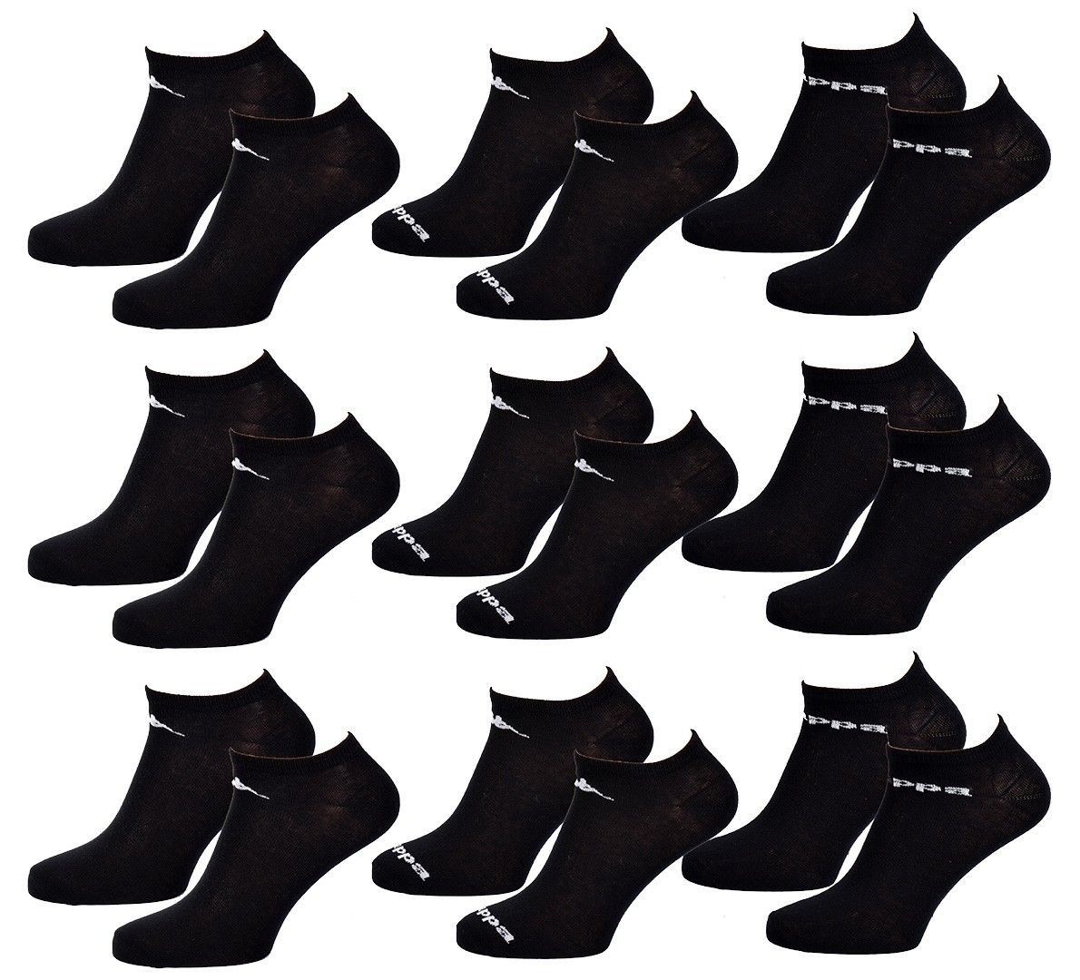 chaussettes homme sneaker kappa pack de 9 paires 39/ - vue 2