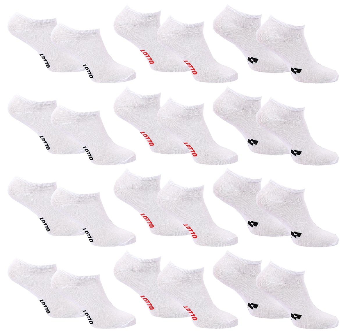 chaussettes homme lotto pack de 12 paires sneaker 4014 43/
