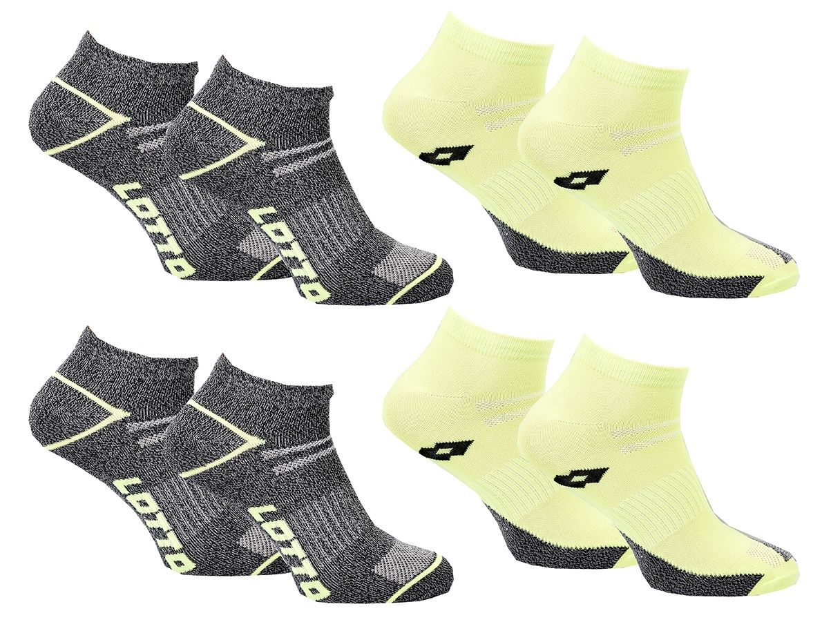 chaussettes homme lotto pack de 4 paires sneaker 0314 39/